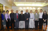 CUHK representatives welcome the delegation from Guangdong Provincial Department of Science and Technology